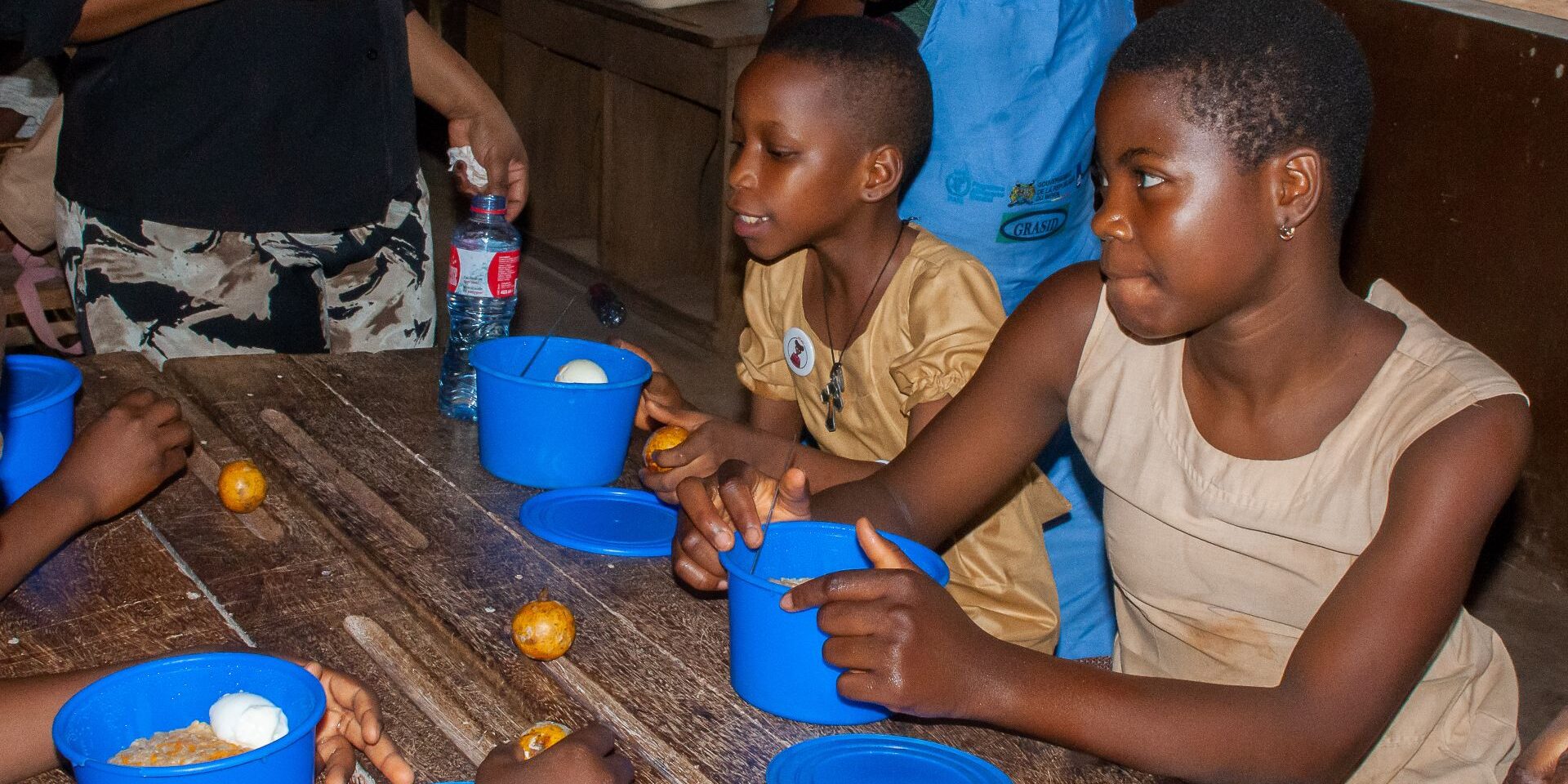 Repas servis aux enfants