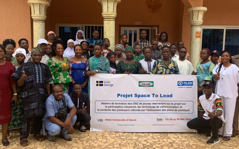 GRASID ONG forme OSC JEUNES SPACE TO LEAD